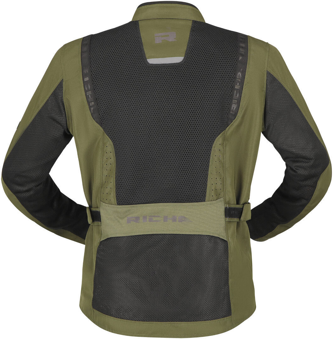 Richa Monaco Mesh WP Veste textile de moto imperméable Vert/Noir 4XL Figure 3
