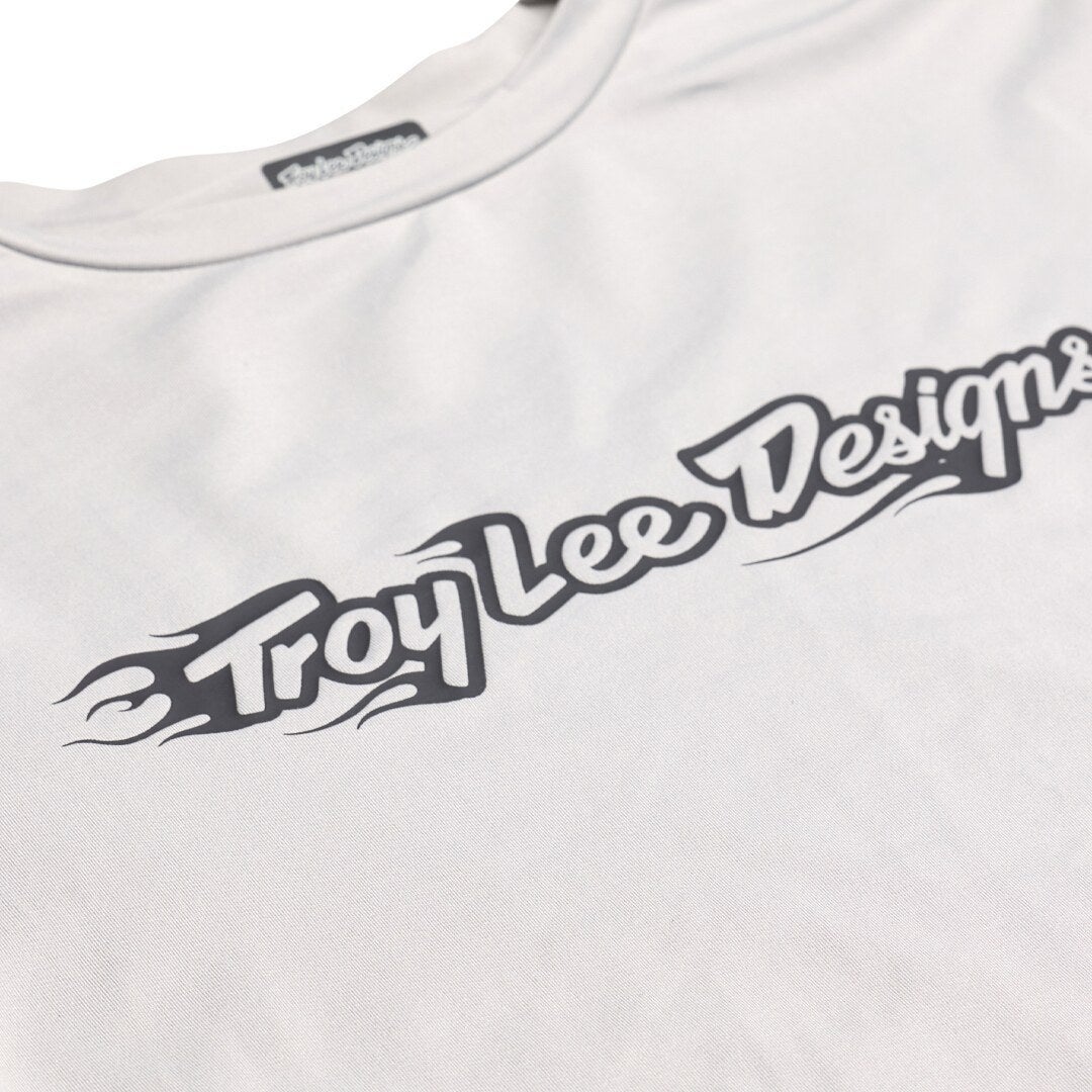 Troy Lee Designs Ruckus Burn Out Ride Langarmshirt hellgrau L Abbildung 4