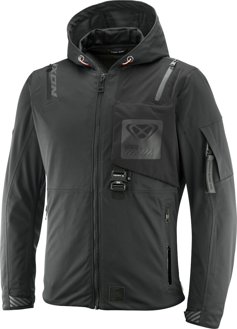 Ixon M-Quarter Waterproof Motorcycle Textile Jacket anthracite/black L Figure 1