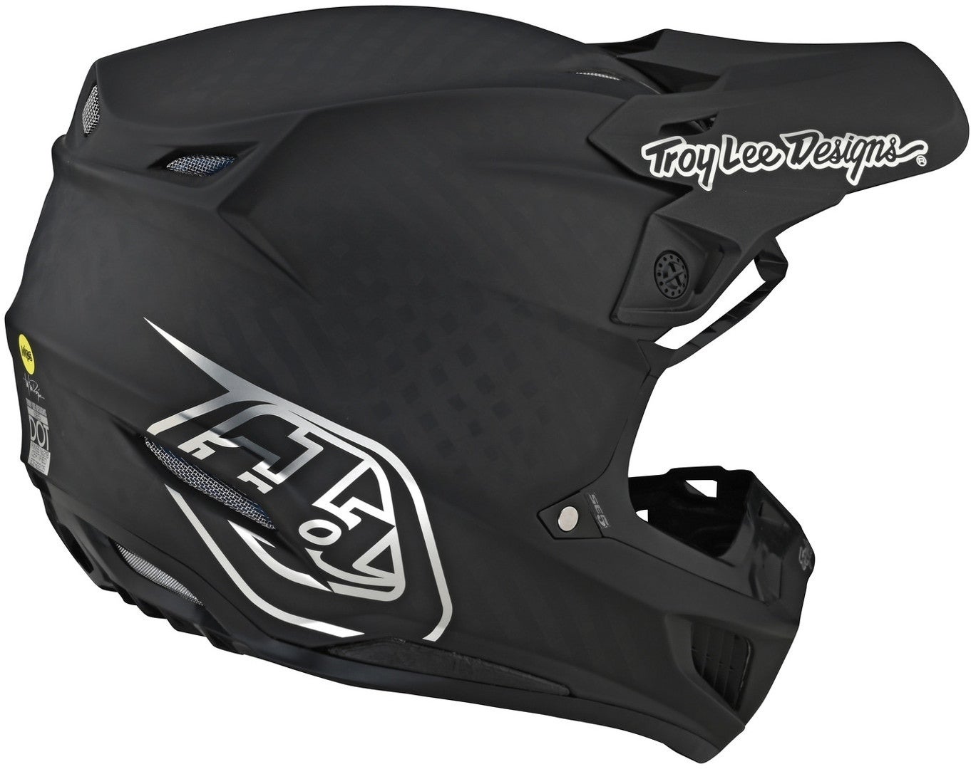 Troy Lee Designs SE5 Stealth Carbon Casco da motocross S (55/56) Figura 5
