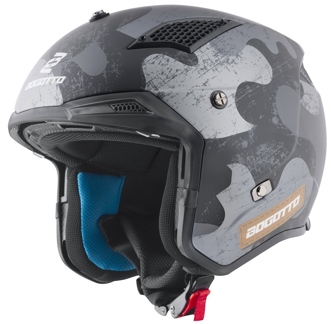 Bogotto Radic Camo 22.06 Casco nero opaco S Figura 16