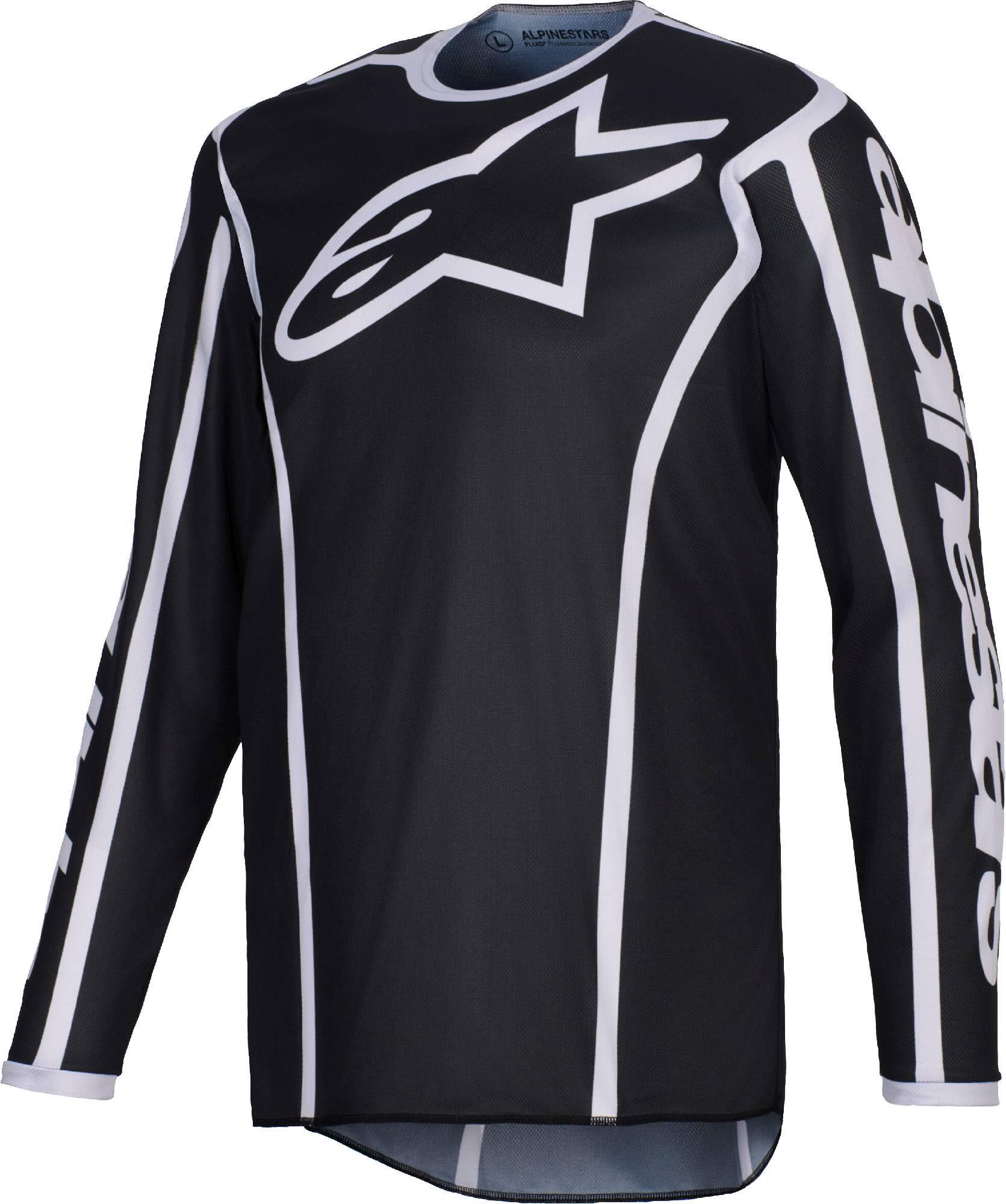 Alpinestars Fluid Apex Motocross Jersey black/grey M Figure 1