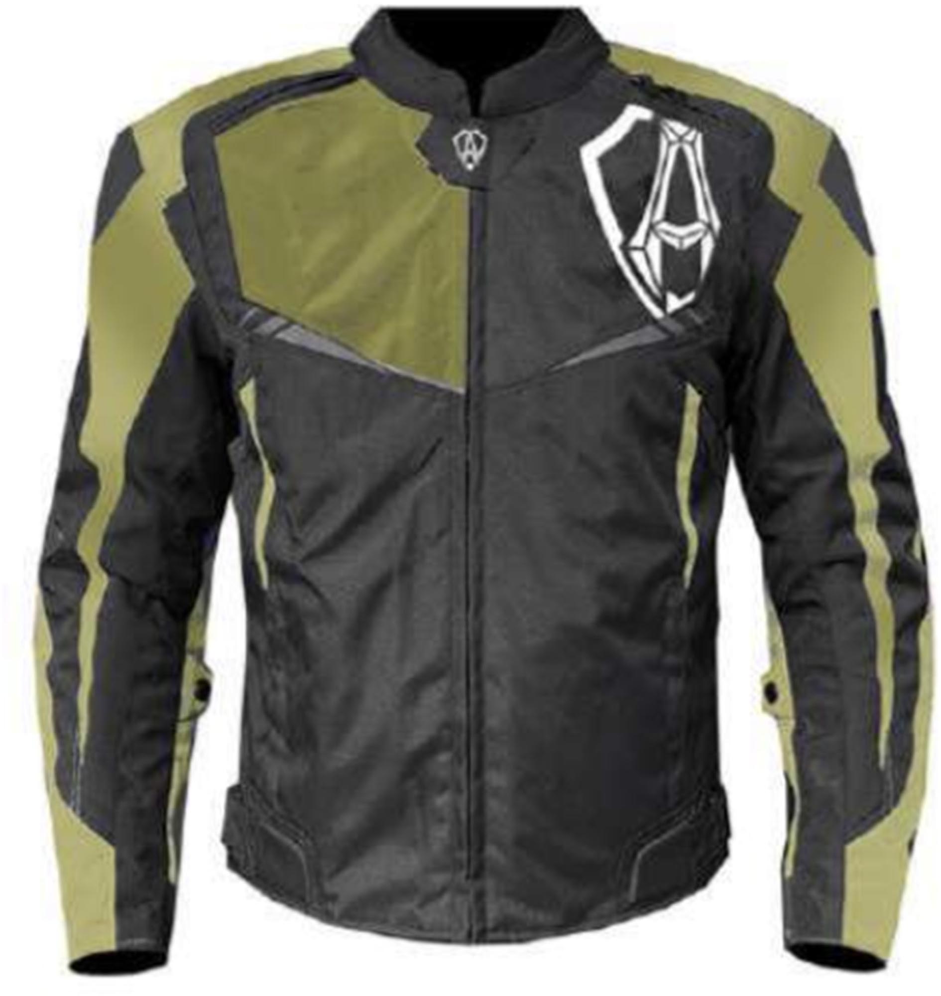 Arlen Ness Brukko Veste textile moto noir/vert 54 Figure 1