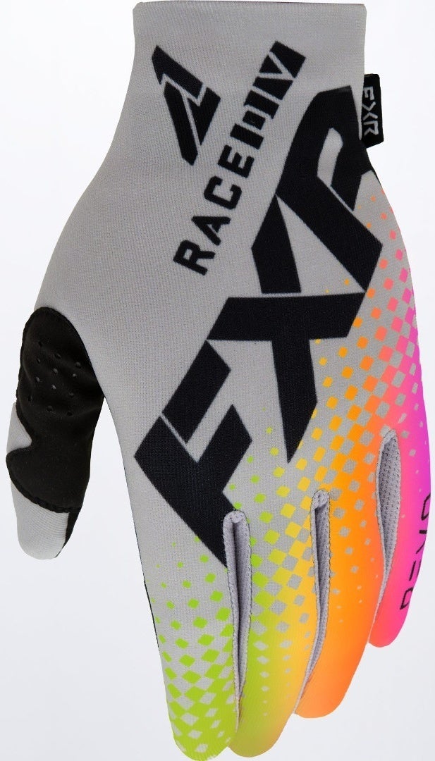 FXR Pro-Fit Air Colored Luvas de Motocross Cinza/Preto M Figura 1