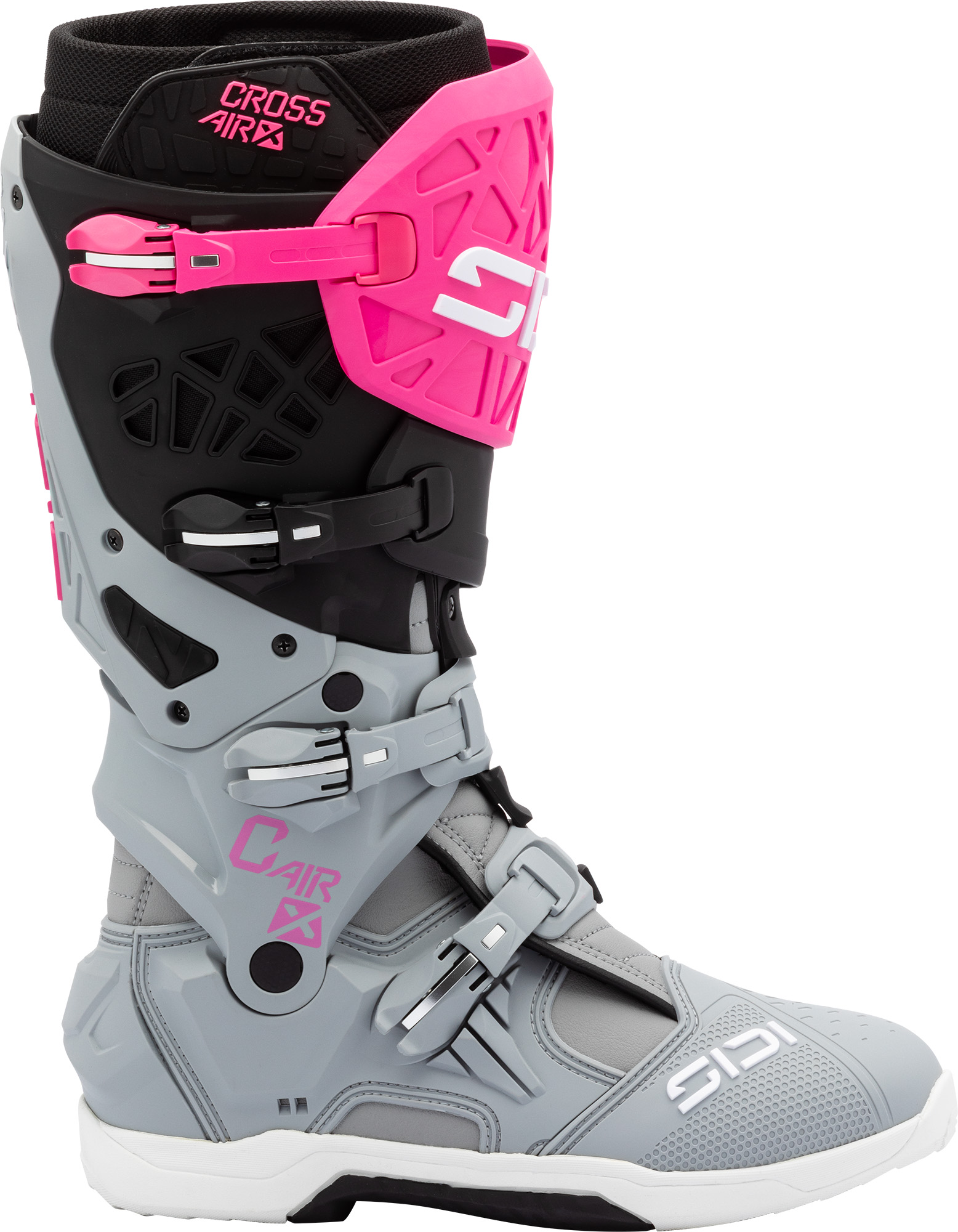 Sidi Crossair-X Motocross støvler fluo-pink/sort/grå 45 Figur 2