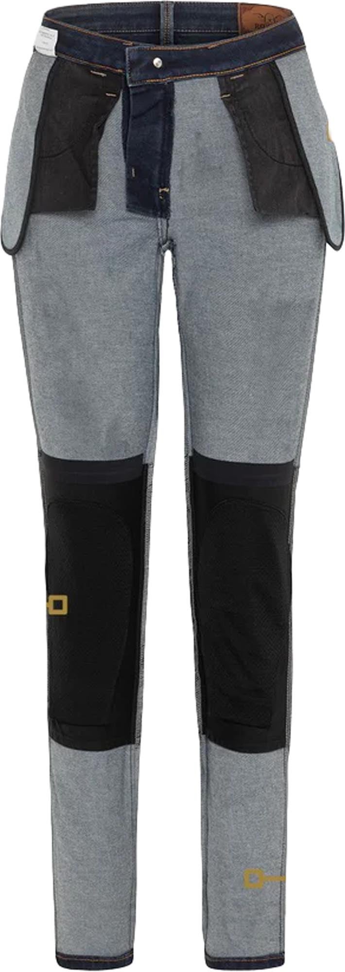 Rokker RT Mid Waist Slim Jeans da moto da donna blu 38/34 Figura 4