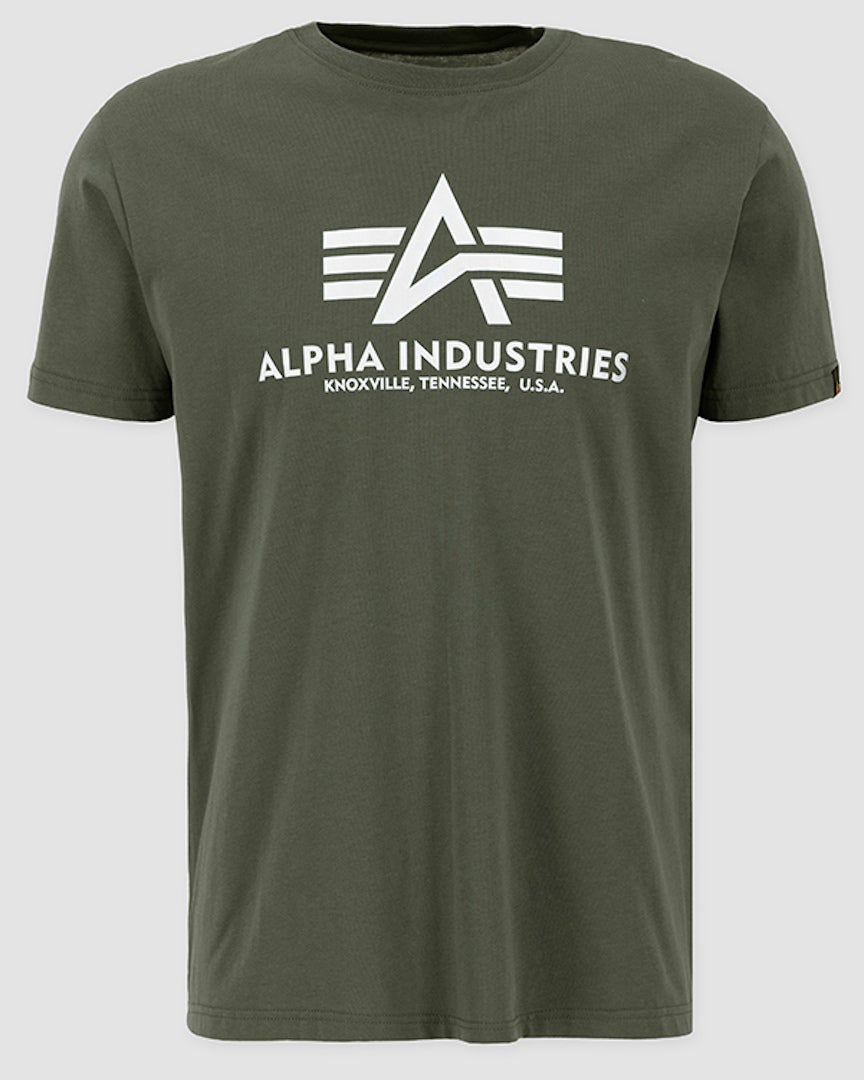 Alpha Industries Basic Reflective Print T-shirt oliven XL Figur 1