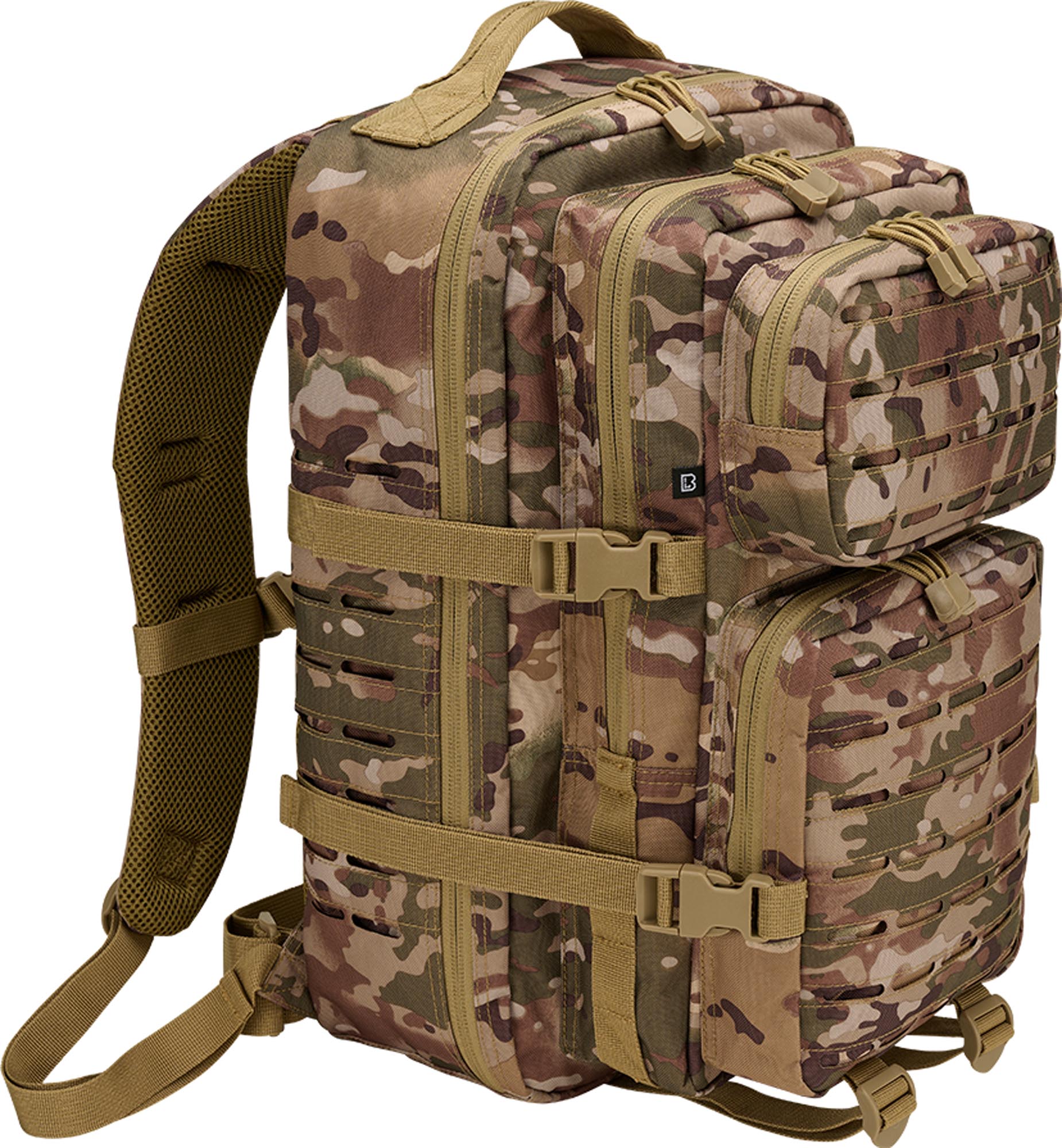 Brandit US Cooper Lasercut L Backpack brown/multi Figure 1