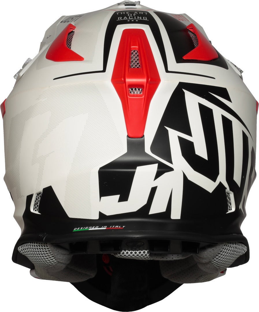 Just1 J18 Pulsar Casco motocross bianco/rosso/nero XL (61/62) Figura 4