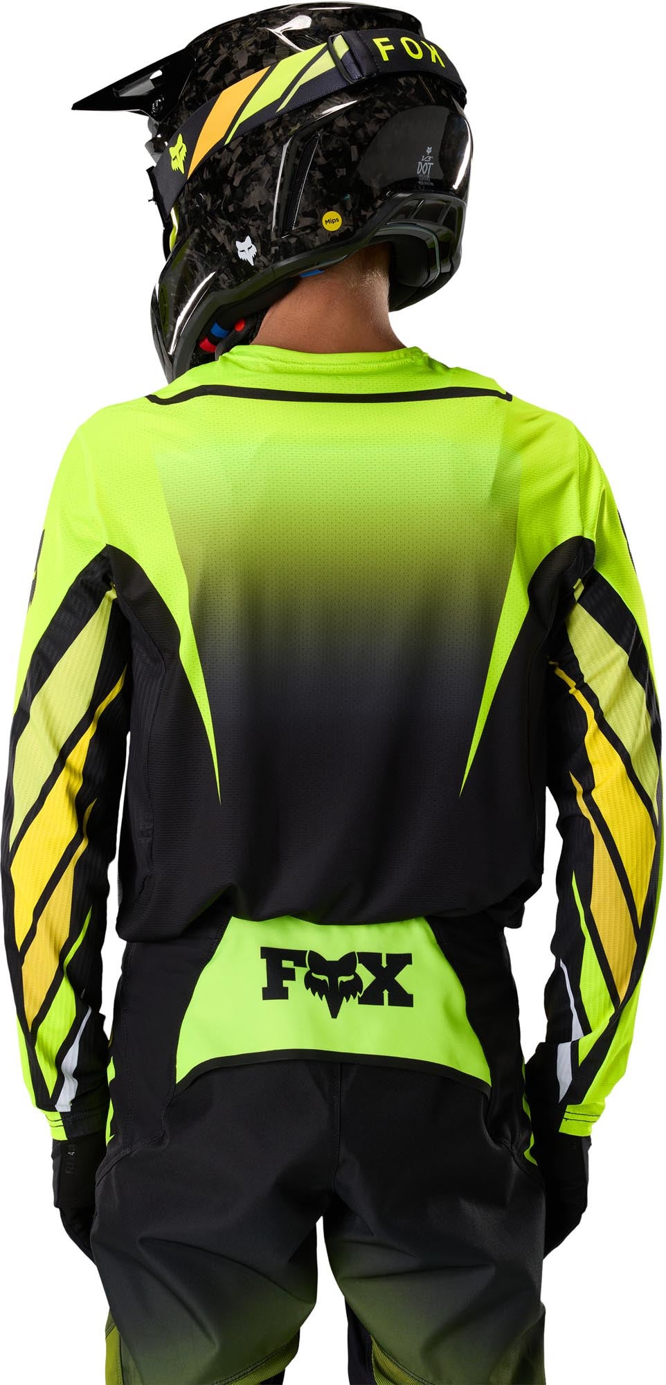 FOX 360 Foundry Motocross Jersey yellow/black M Figure 4