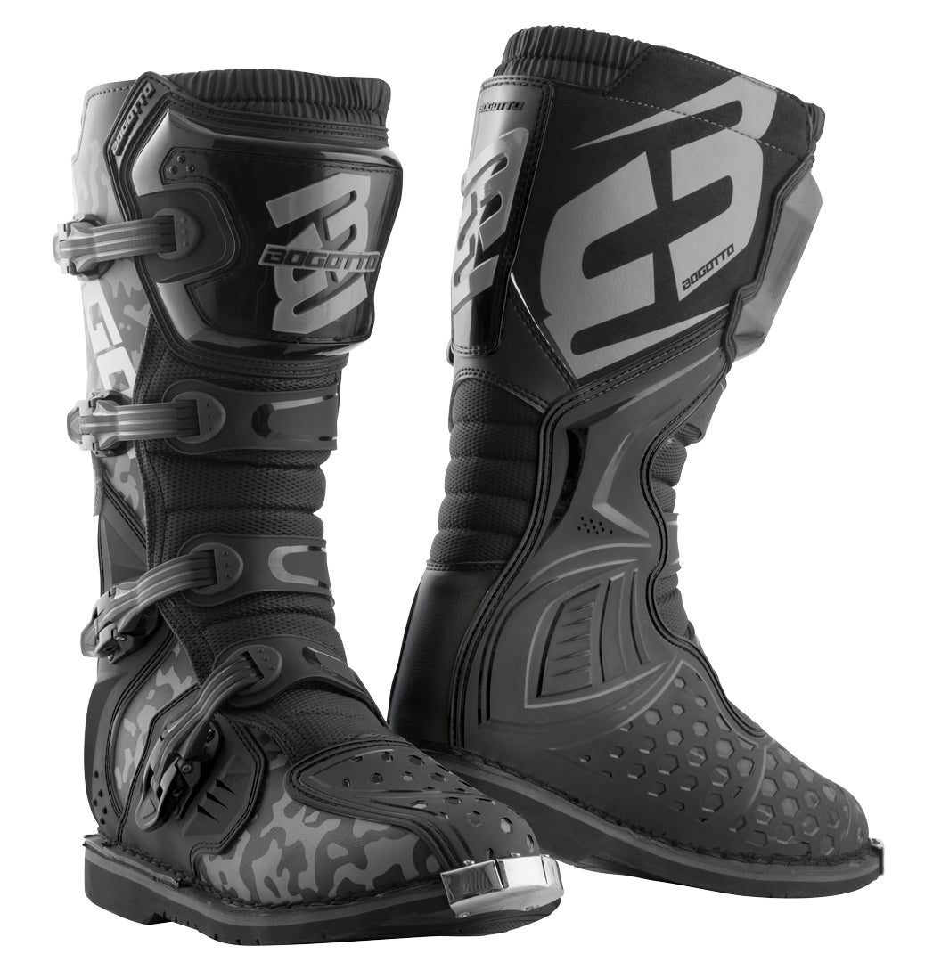 Bogotto MX-3 Camo Motokrosové boty šedá/černá 43 Obrázek 1