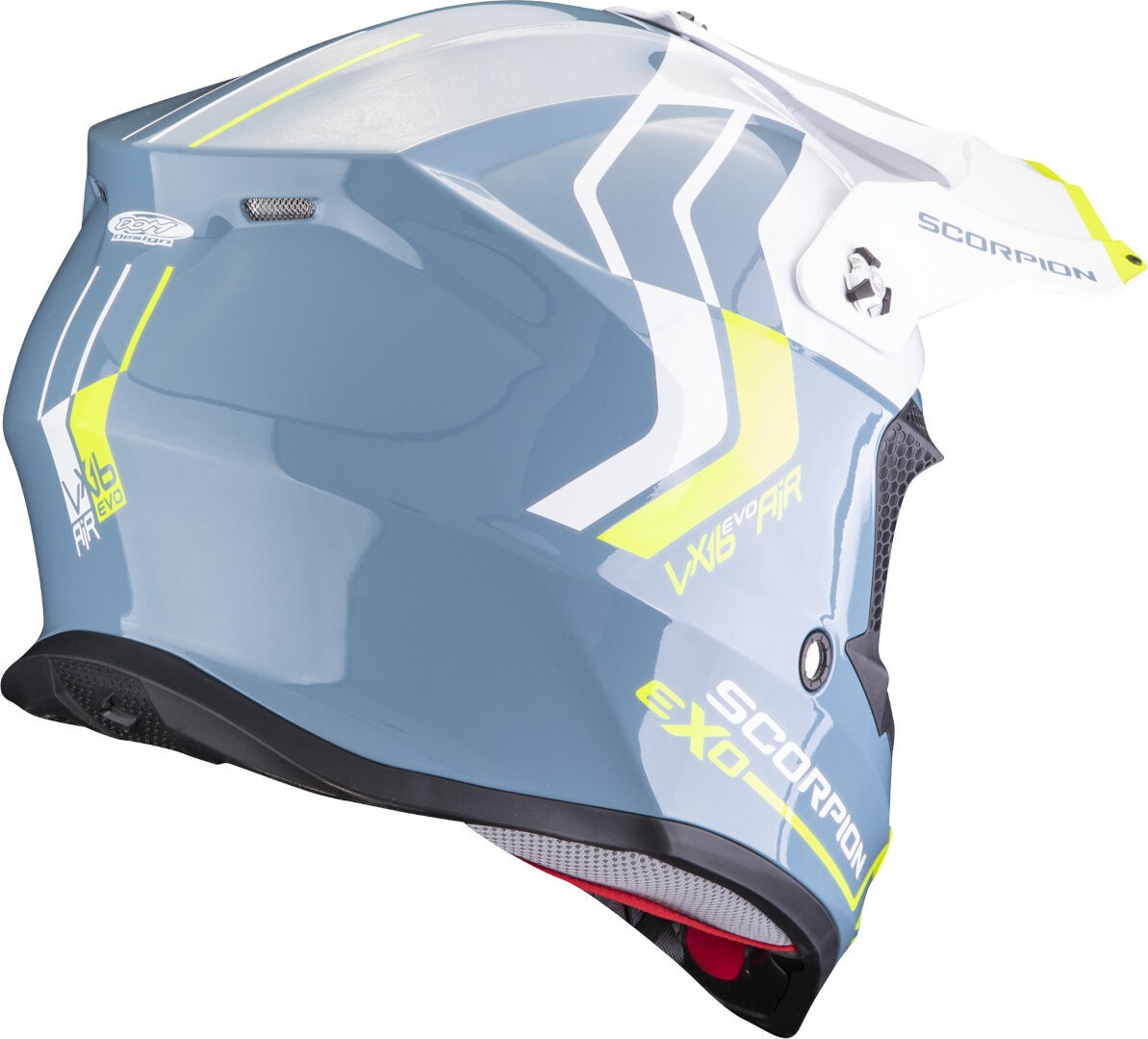 Scorpion VX-16 Evo Air Fusion Casco da motocross blu/bianco/giallo S (55/56) Figura 2