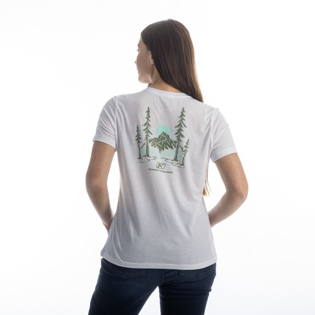 Side view of Klim Canyon Tri-Blend Ladies T-Shirt