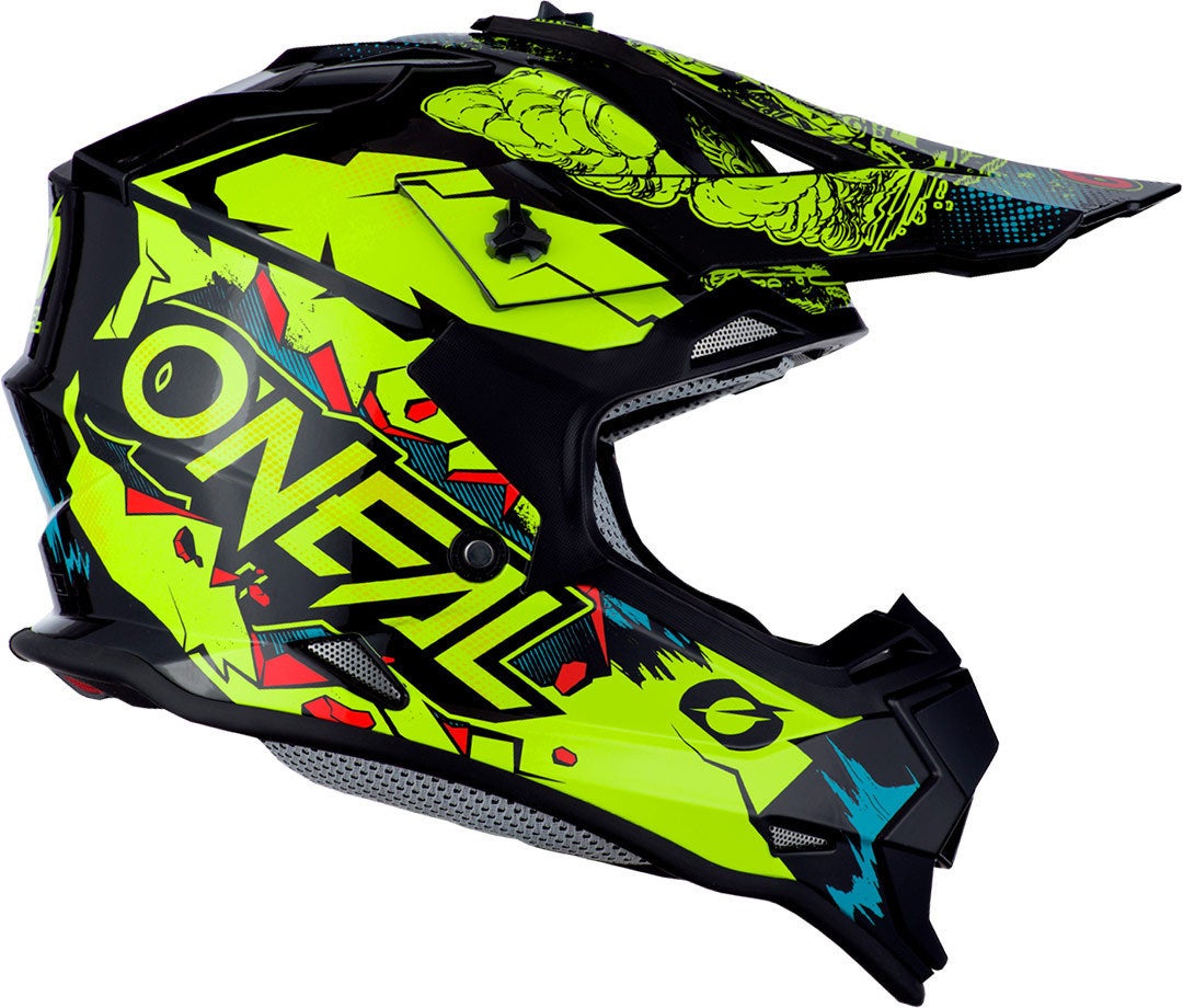 Oneal 2Series Villain Casco da motocross giovanile giallo M (51/52) Figura 3