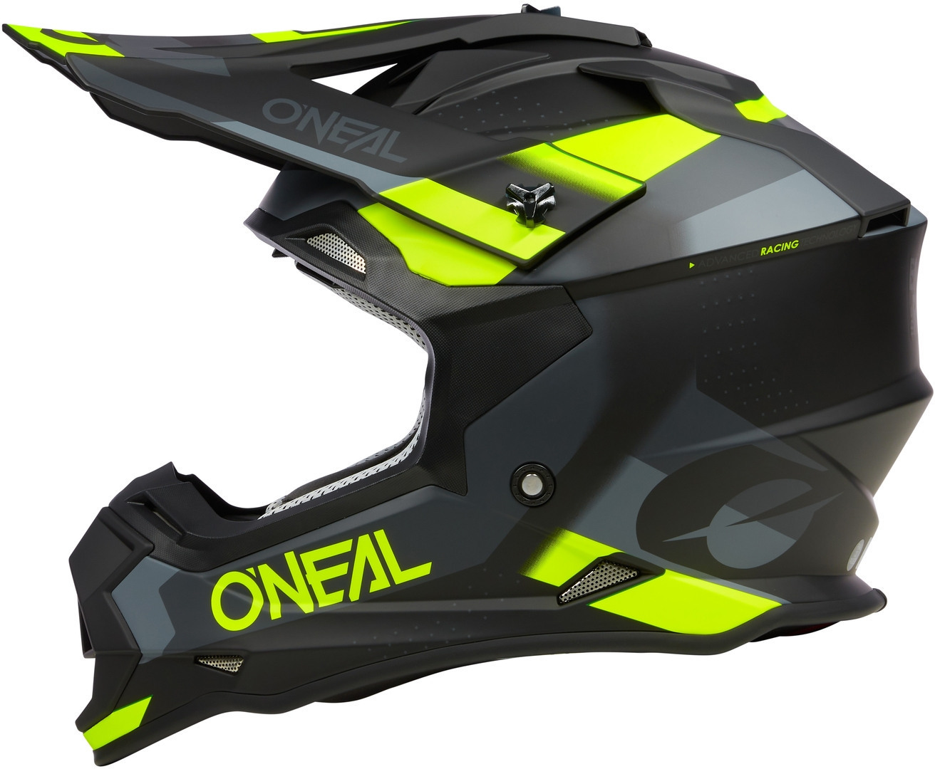 Oneal 2Series Spyde V23 Cască de motocross negru/gri/galben XL (61/62) Figura 4