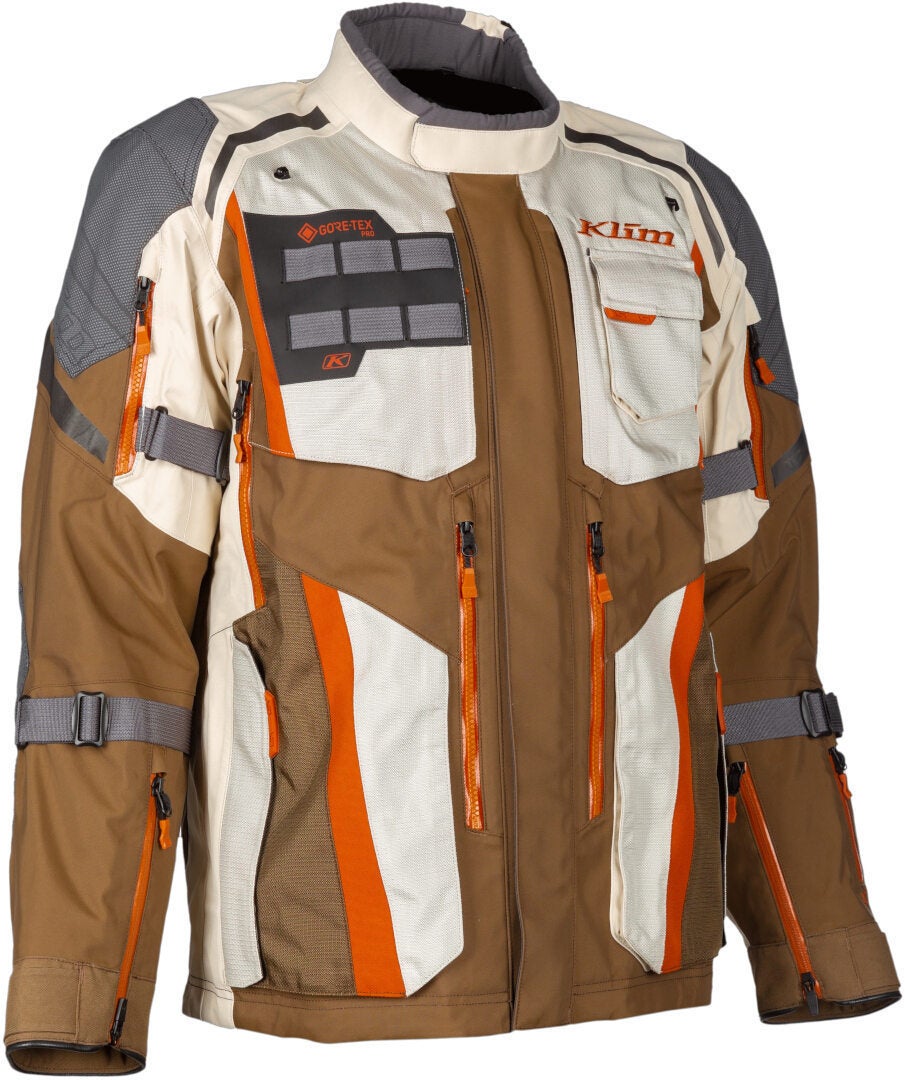 Klim Badlands Pro 2023 Motorcycle Textile Jacket brown/beige M Figure 3