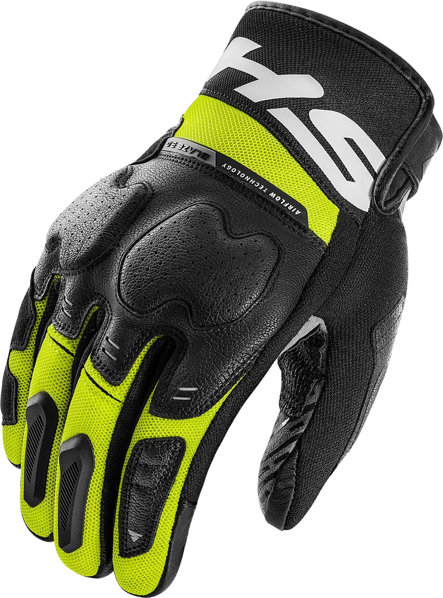 SHIMA Blaze 3.0 Motorcykelhandsker gul 3XL Figur 2