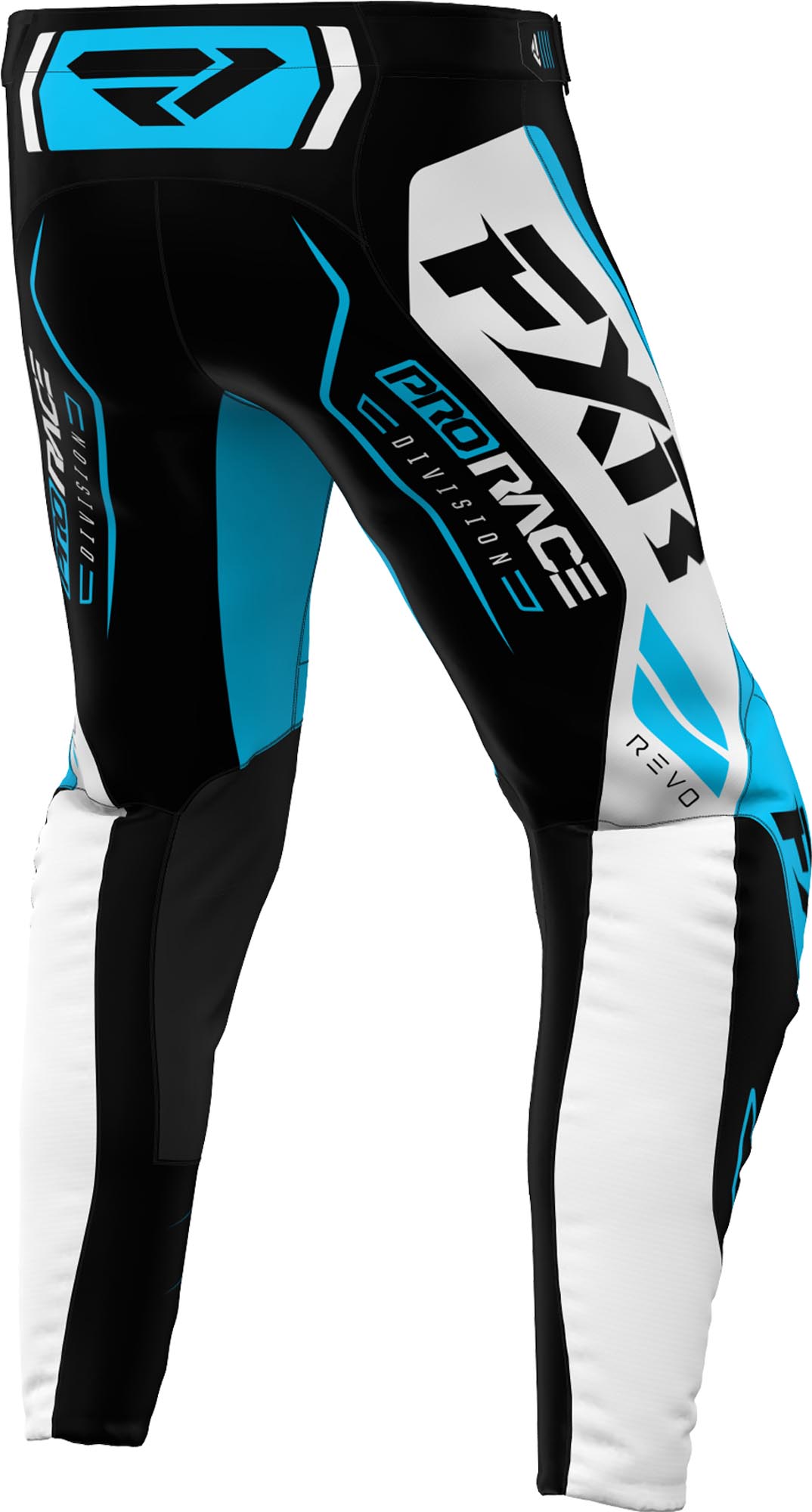 FXR Revo Alpha Motocross bukser sort/blå/hvid 38 Figur 2