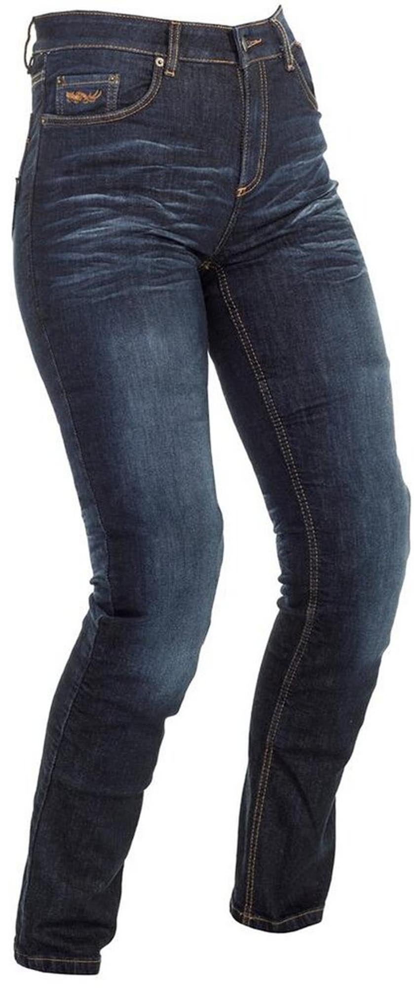 Richa Nora Slim Fit Blue Damer motorcykeljeans blå 42 Figur 1