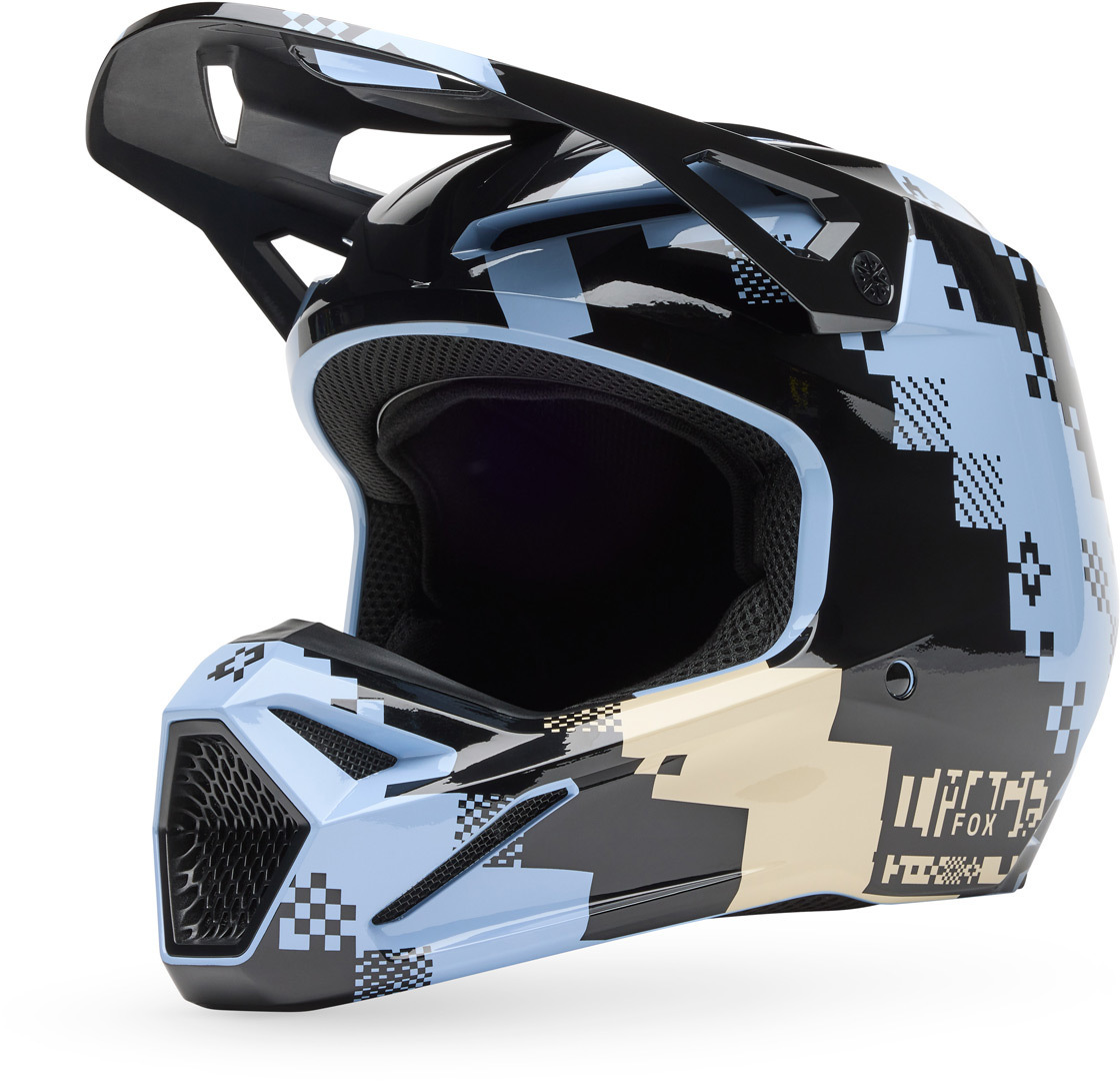 FOX V1 Digi Image Motocross Helm hellblau L (59/60) Abbildung 6