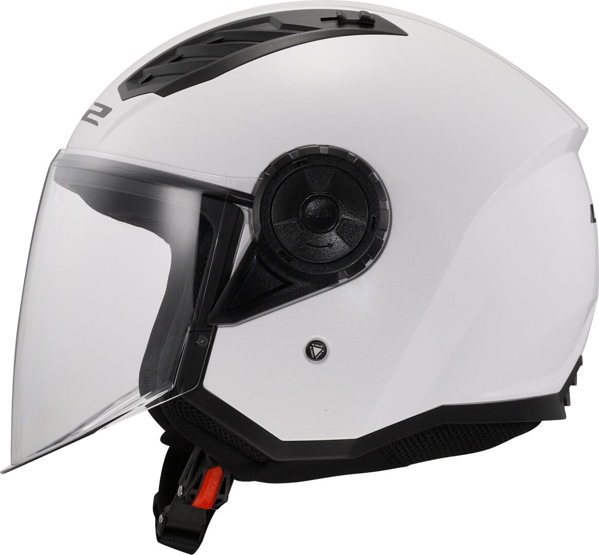 LS2 OF616 Airflow II Solid Jethelm weiß XXXL (65/66) Abbildung 2