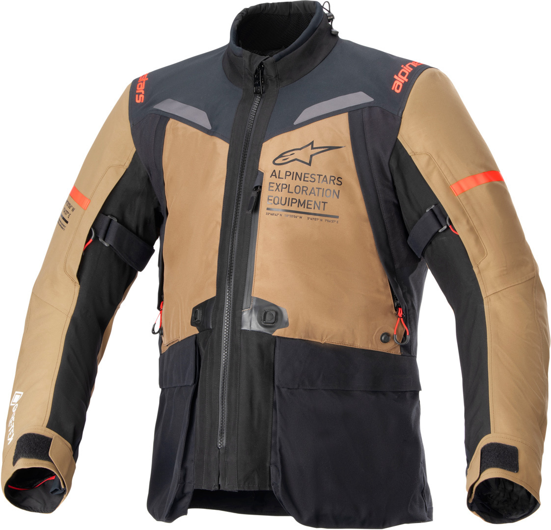 Alpinestars ST-7 2L Gore-Tex Jachetă textilă impermeabilă pentru motociclete Maro/Negru M Figura 1