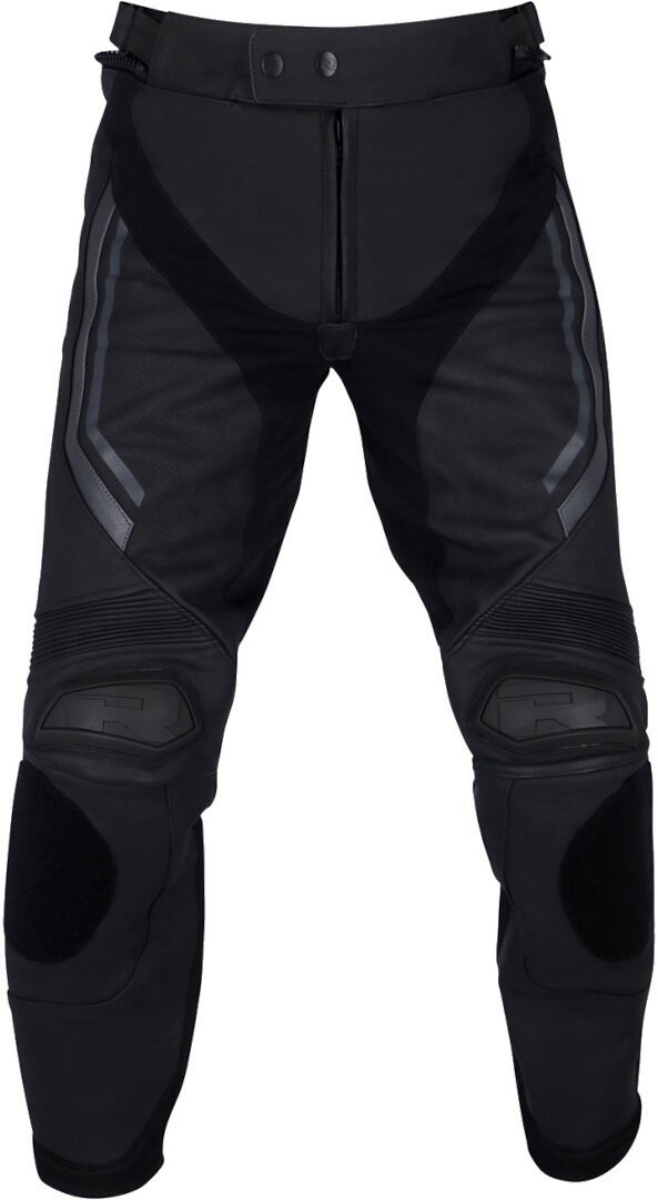 Richa Matrix 2 Motorcycle Leather Pants black/dark grey Short 58 Figure 2