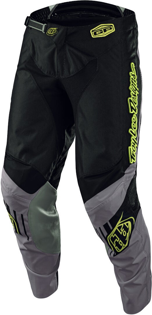 Troy Lee Designs GP Icon Motocross bukser sort/grå 34 Figur 1
