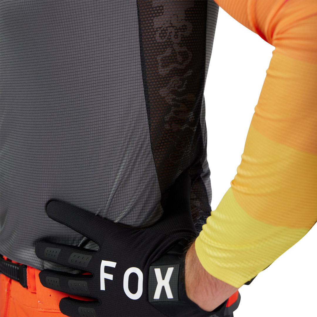 FOX Flexair Grid Motocross Jersey schwarz/orange M Abbildung 3