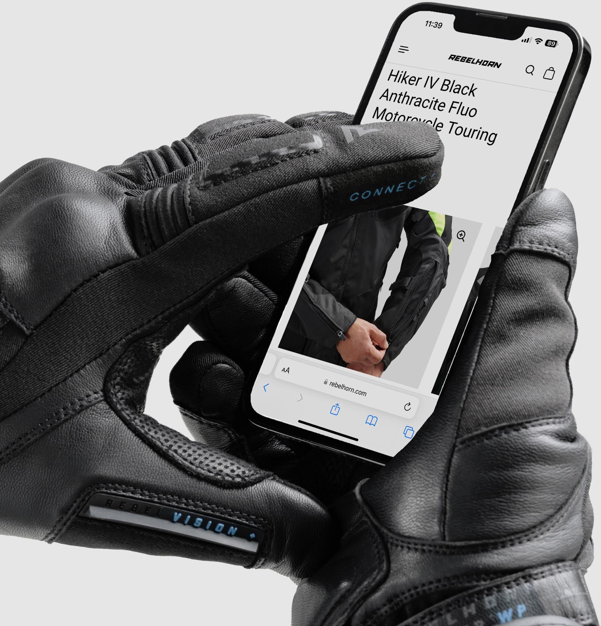 Rebelhorn Tracer Gants de moto imperméables M Figure 8