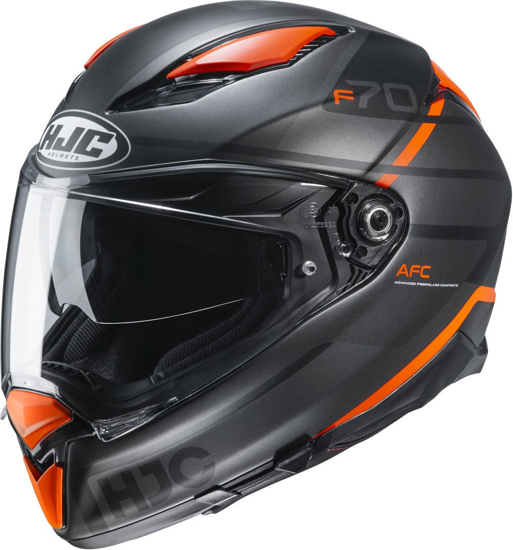 HJC F70 Tino Helm grau/orange L (59/60) Abbildung 1