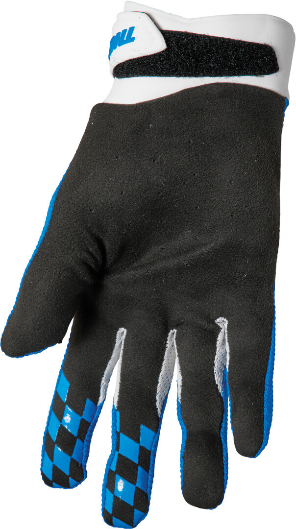 Thor Draft Lines Motocross Gloves blue/white M Figure 2