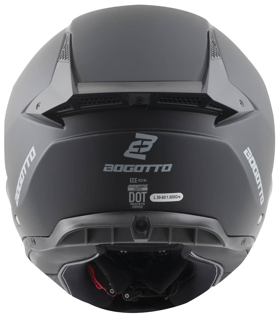 Bogotto Rapto Reptile Cască negru/verde mat XS Figura 8