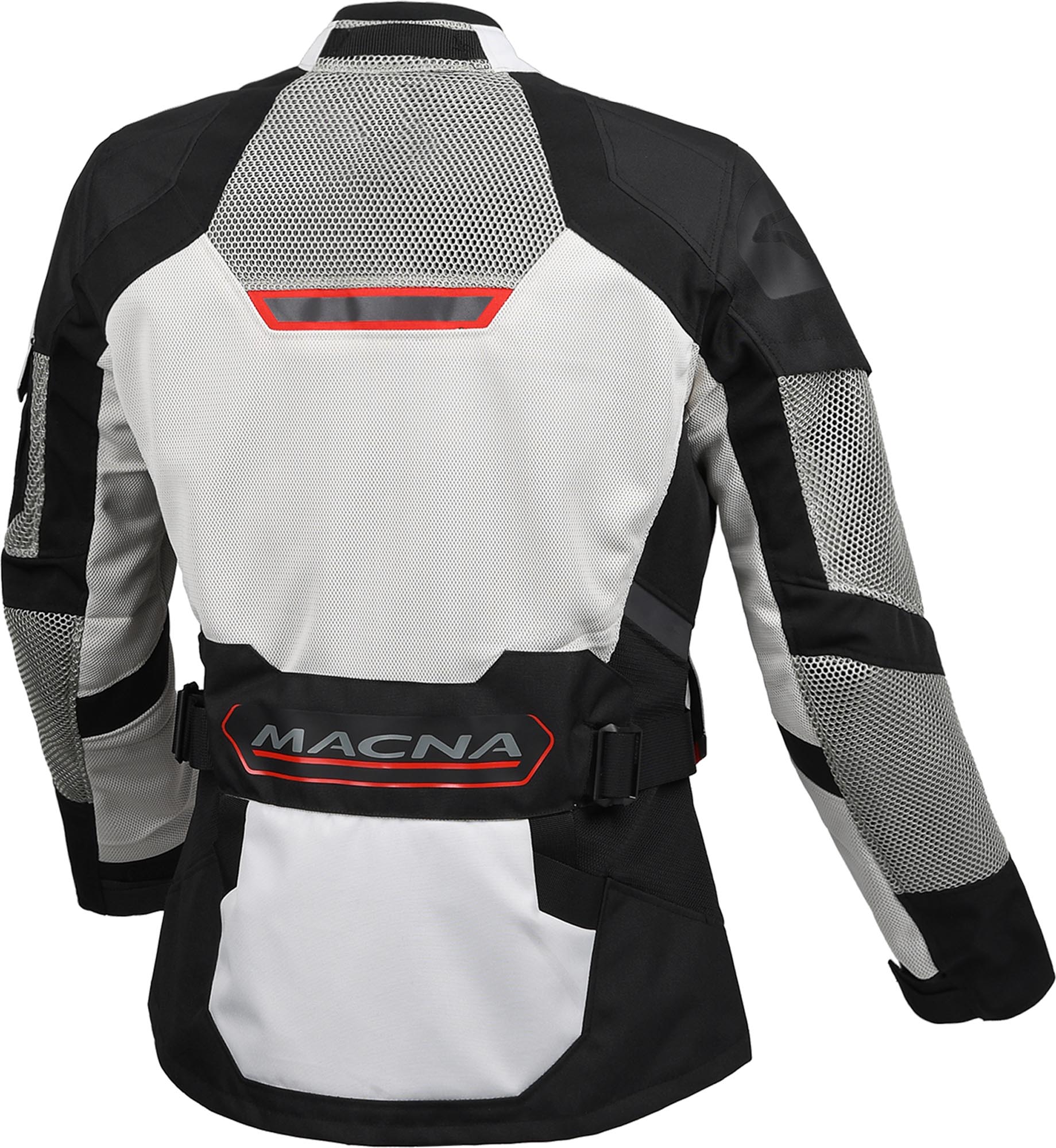 Macna Travelair Damen Motorrad Textiljacke grau/schwarz S Abbildung 2