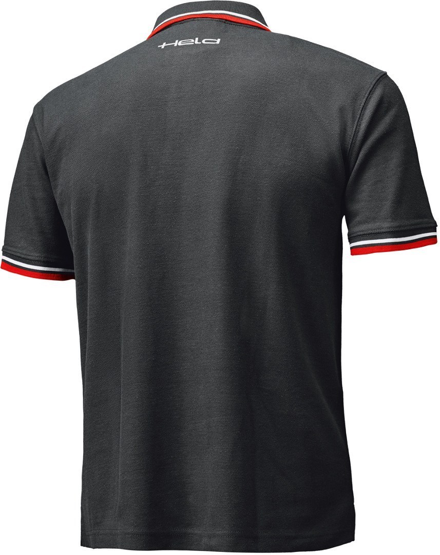 Held Bikers Polo Hemd schwarz/rot L Abbildung 2