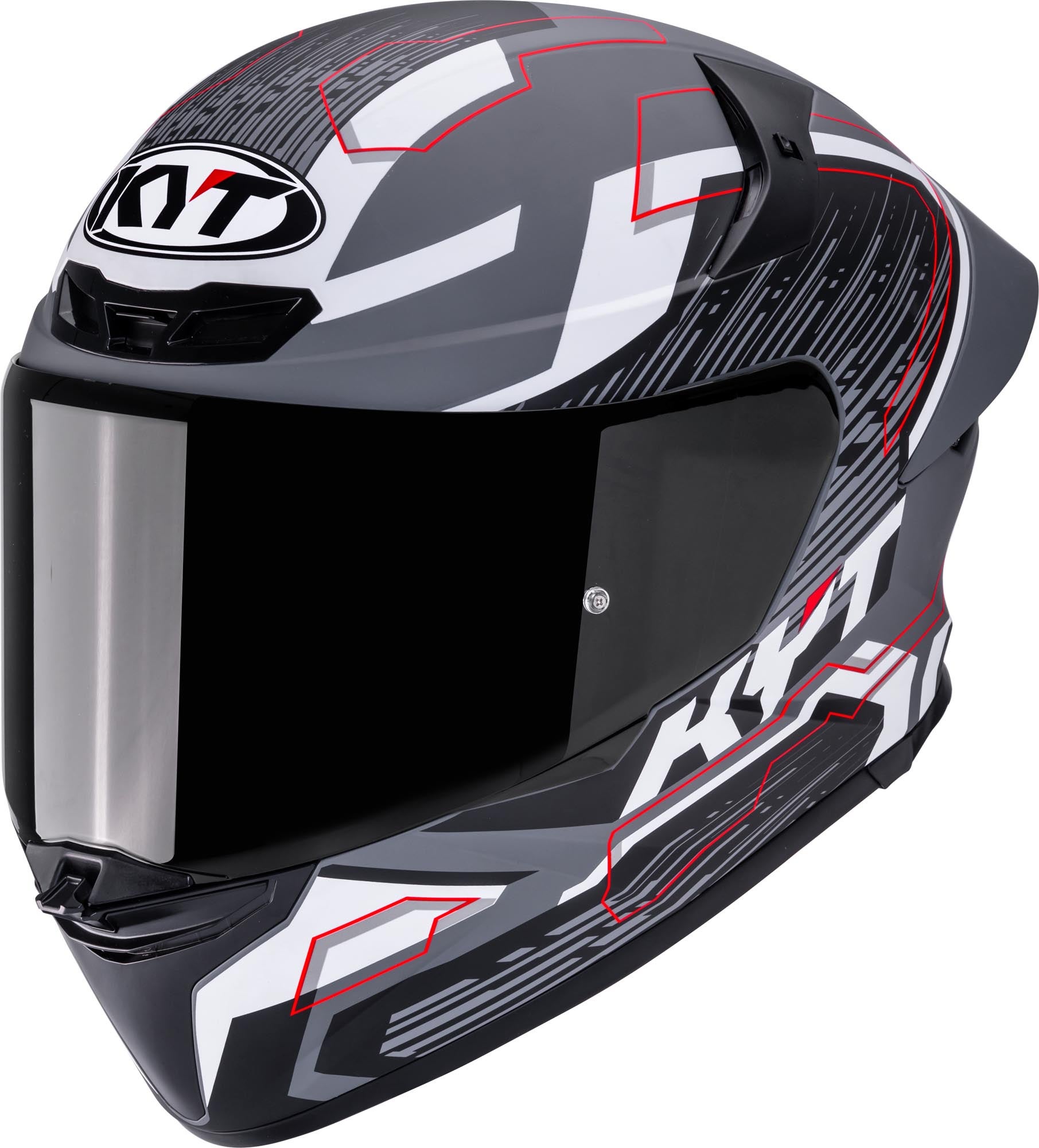 KYT TT-Revo Speeding Helm grau matt S (55/56) Abbildung 1