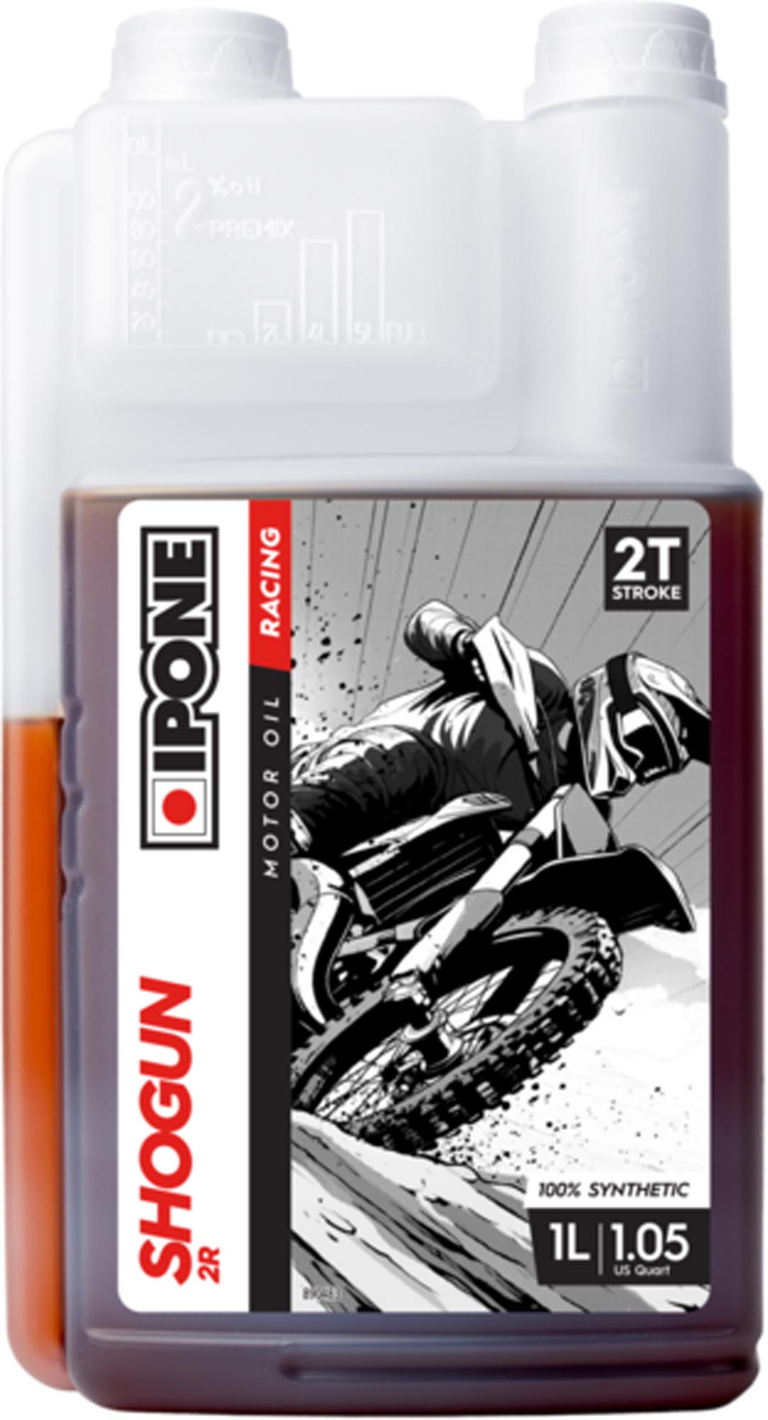 IPONE Racing Stroke 2R モーターオイル1リットル 図1