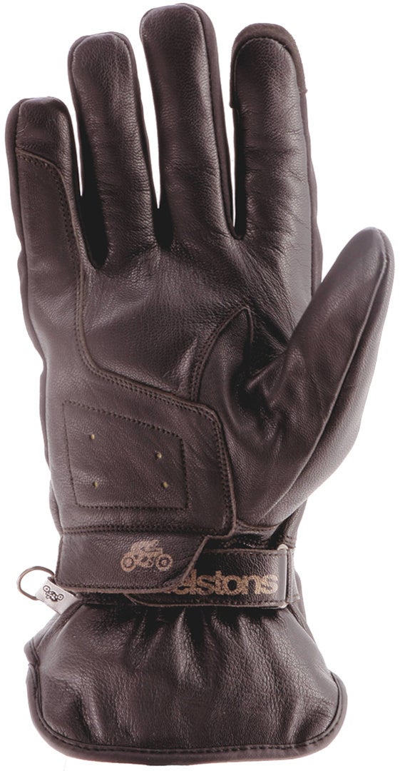 Helstons Benson beheizbare Motorrad Handschuhe dunkelbraun 13 Abbildung 2