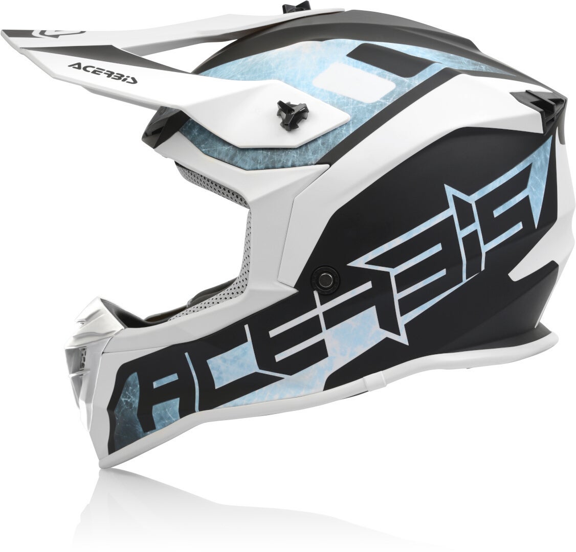 Acerbis Linear Capacete de Motocross Azul celeste/branco M (57/58) Figura 3