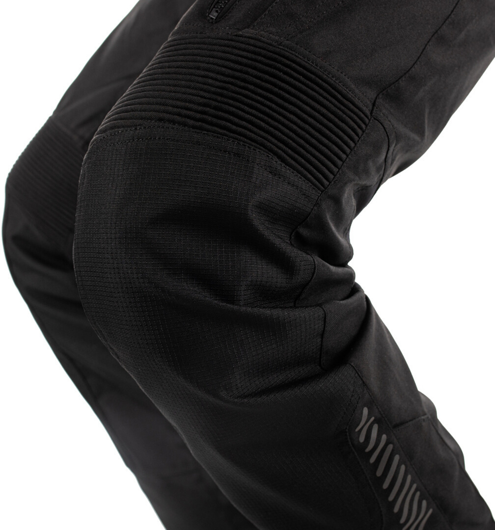 Rusty Stitches Hugo Pantaloni tessili da moto impermeabili nero M Figura 4
