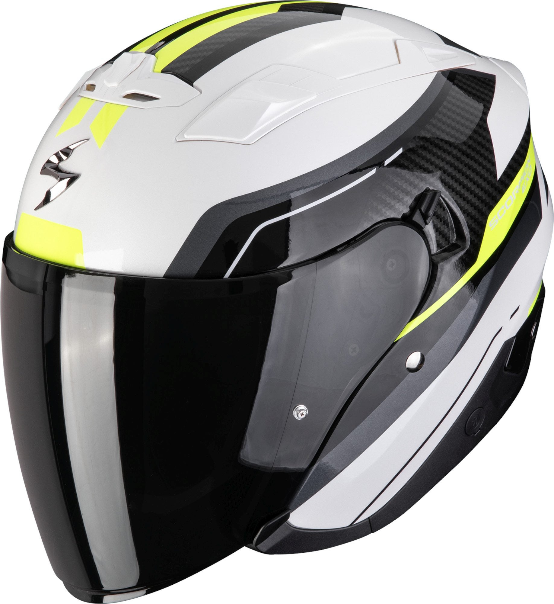 Scorpion EXO-230 Hipe Open-Face Helmet white/black/yellow L (58/59) Figure 1
