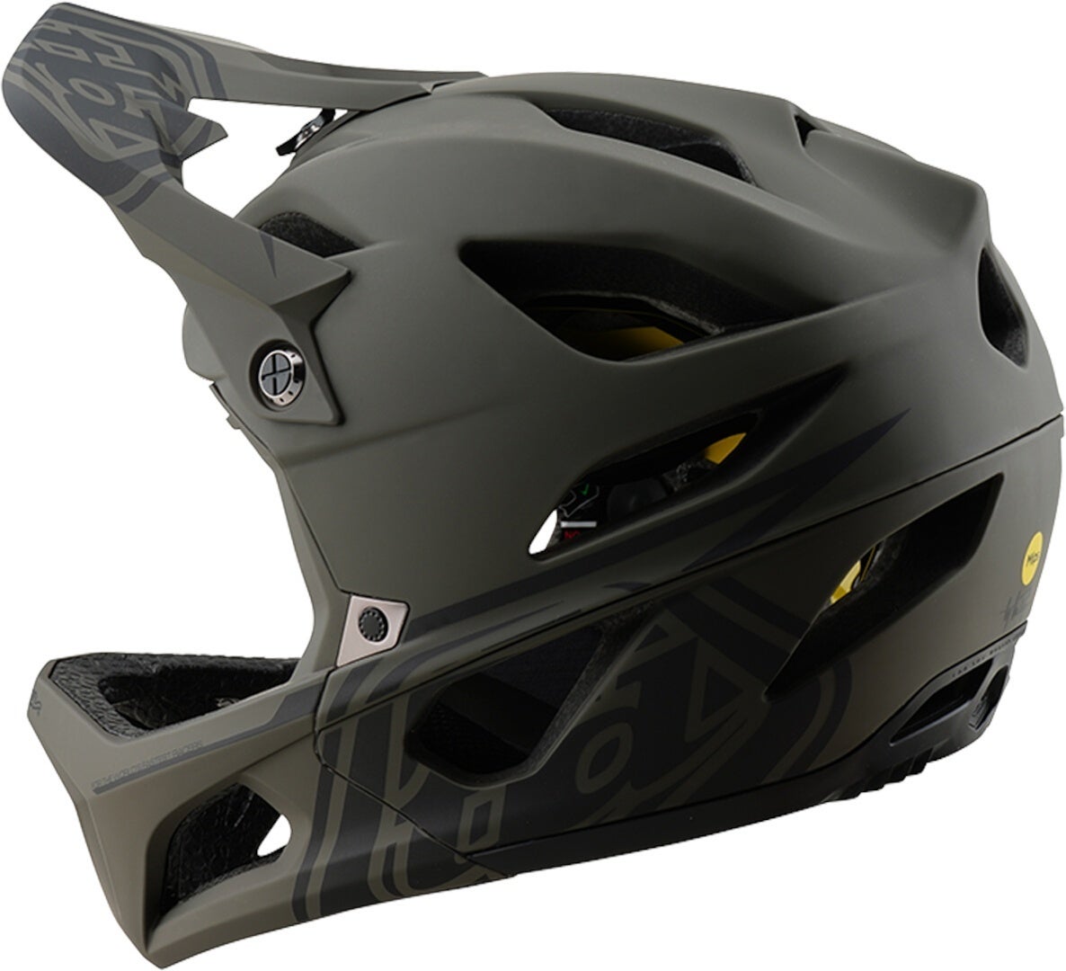 Troy Lee Designs Stage Stealth MIPS Casco Marrone opaco M/L Figura 7