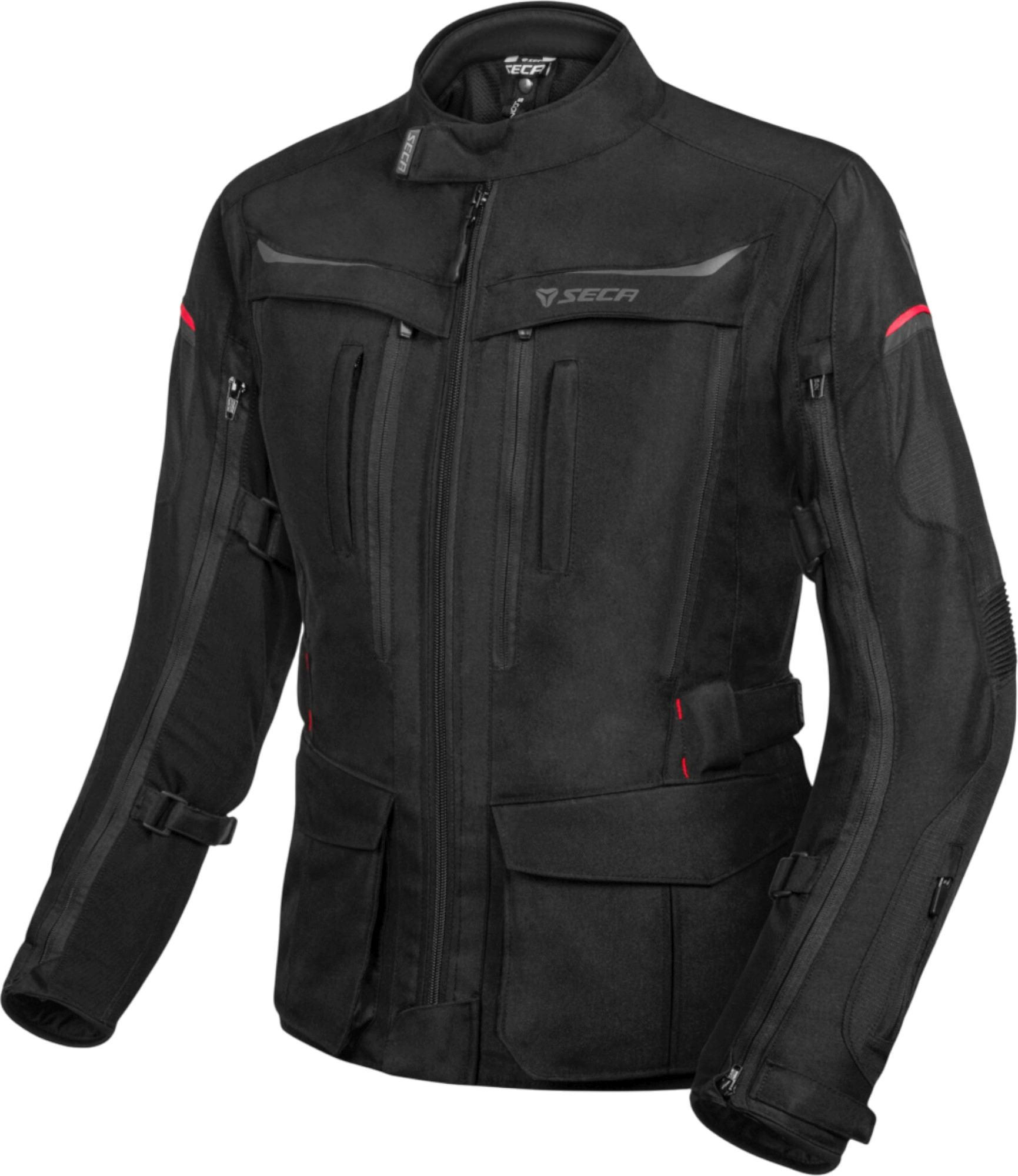 Seca Discovery Giacca tessile moto da donna nero M Figura 1
