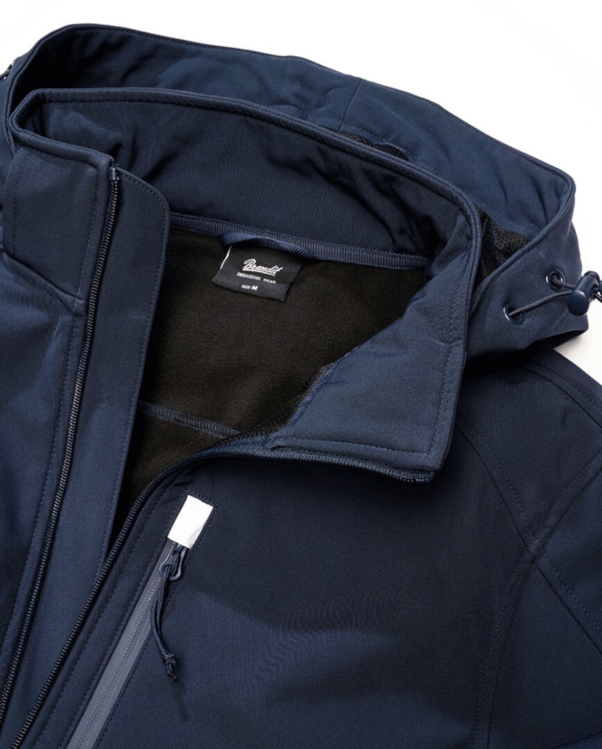 Brandit Hurricane Softshell Jasje blauw M Figuur 4