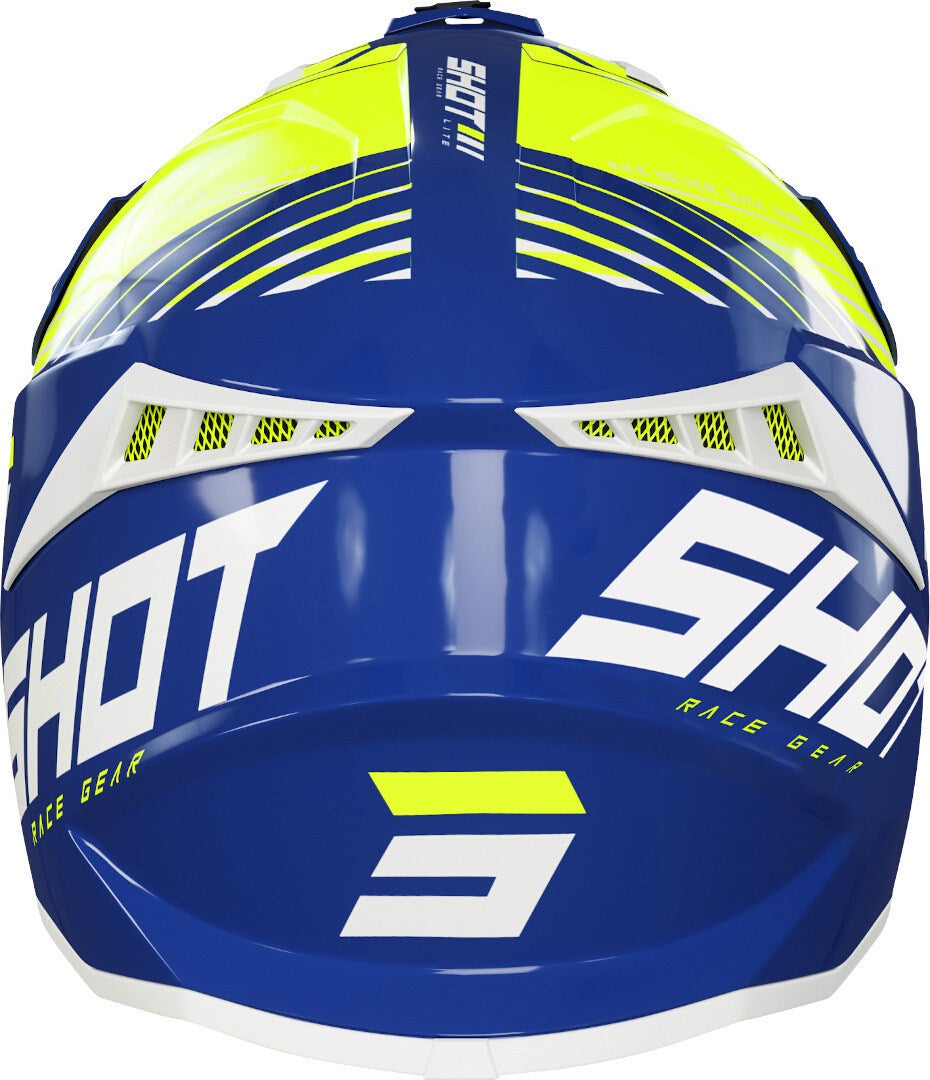 Shot Lite Fury Casco motocross blu/giallo M (57/58) Figura 2