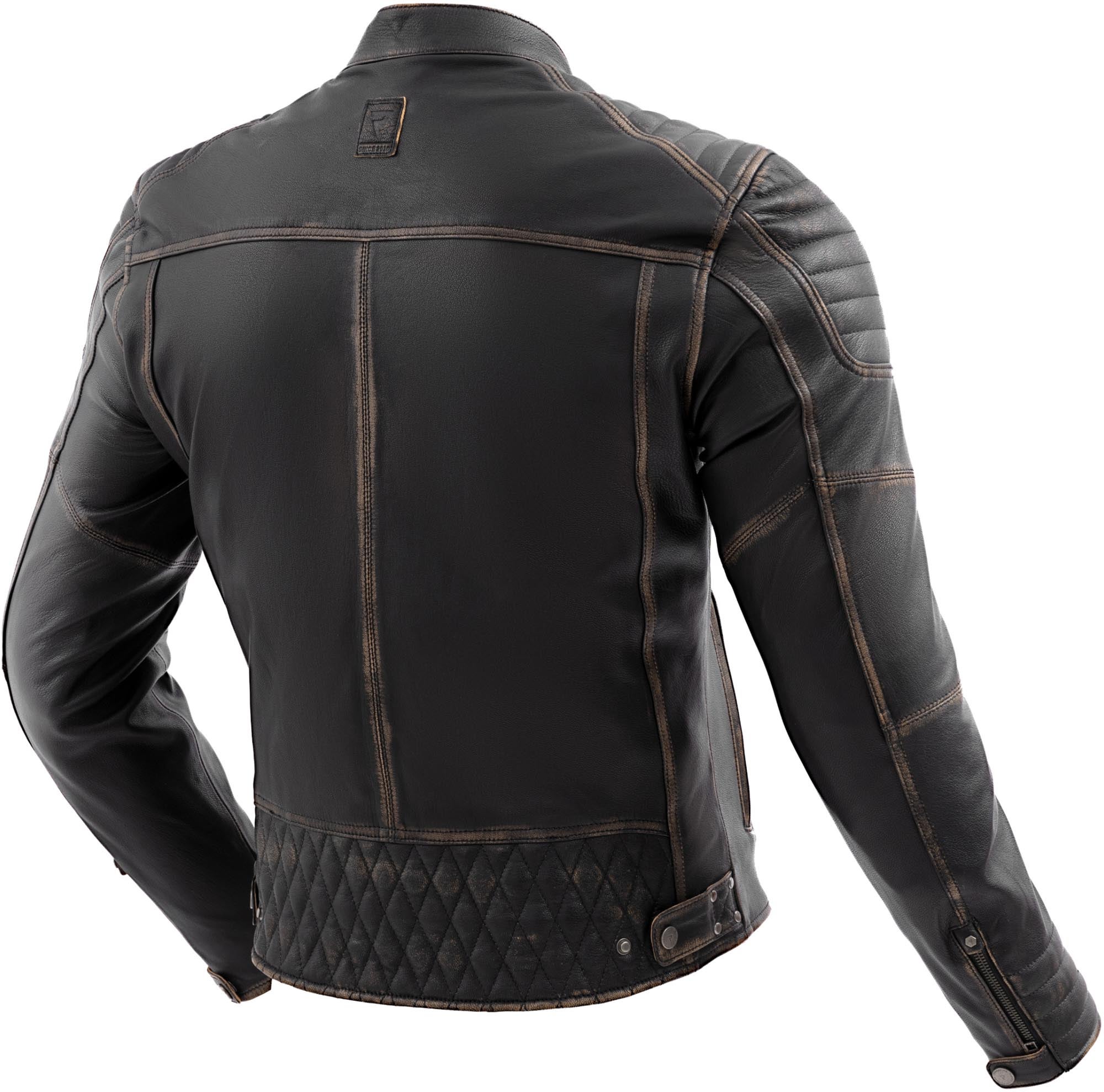 Side view of Rebelhorn Hunter 2 Motorcycle Leather Jacket