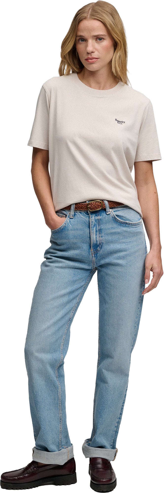 Superdry & Co Signature Damer T-shirt grå 14 Figur 3