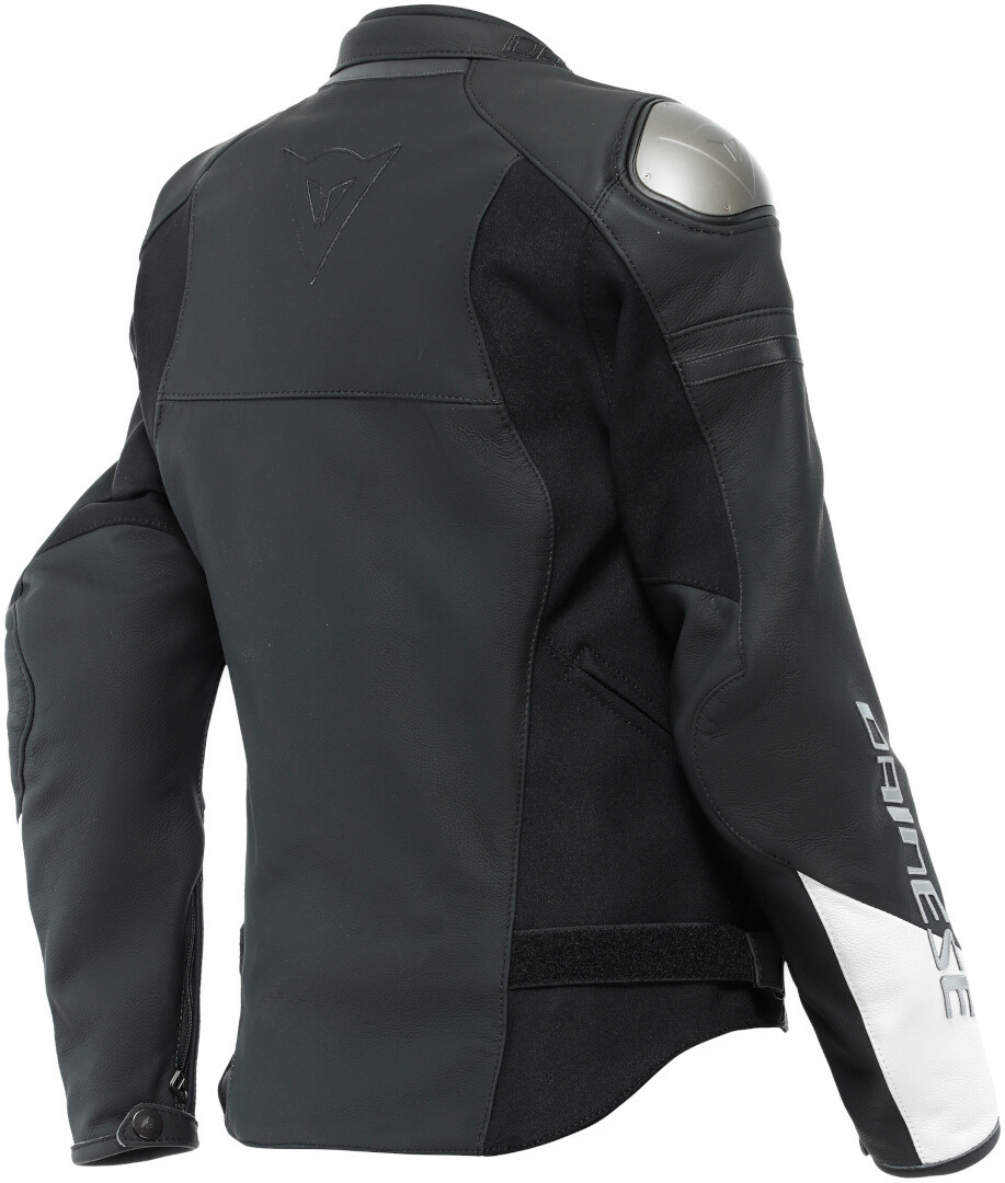 Dainese Rapida Ladies Motorcycle Leather Jacket black/white 42 Figure 2