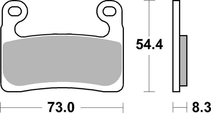 Brembo S.p.A. Plăcuțe de frână metalice sinterizate Road/Sport - 07GR90SR Figura 1