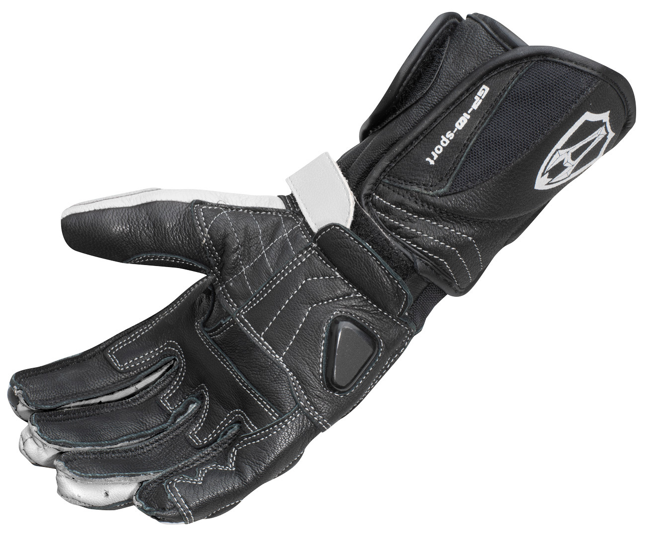 Arlen Ness Mugello Mănuși de motocicletă alb/negru S Figura 4